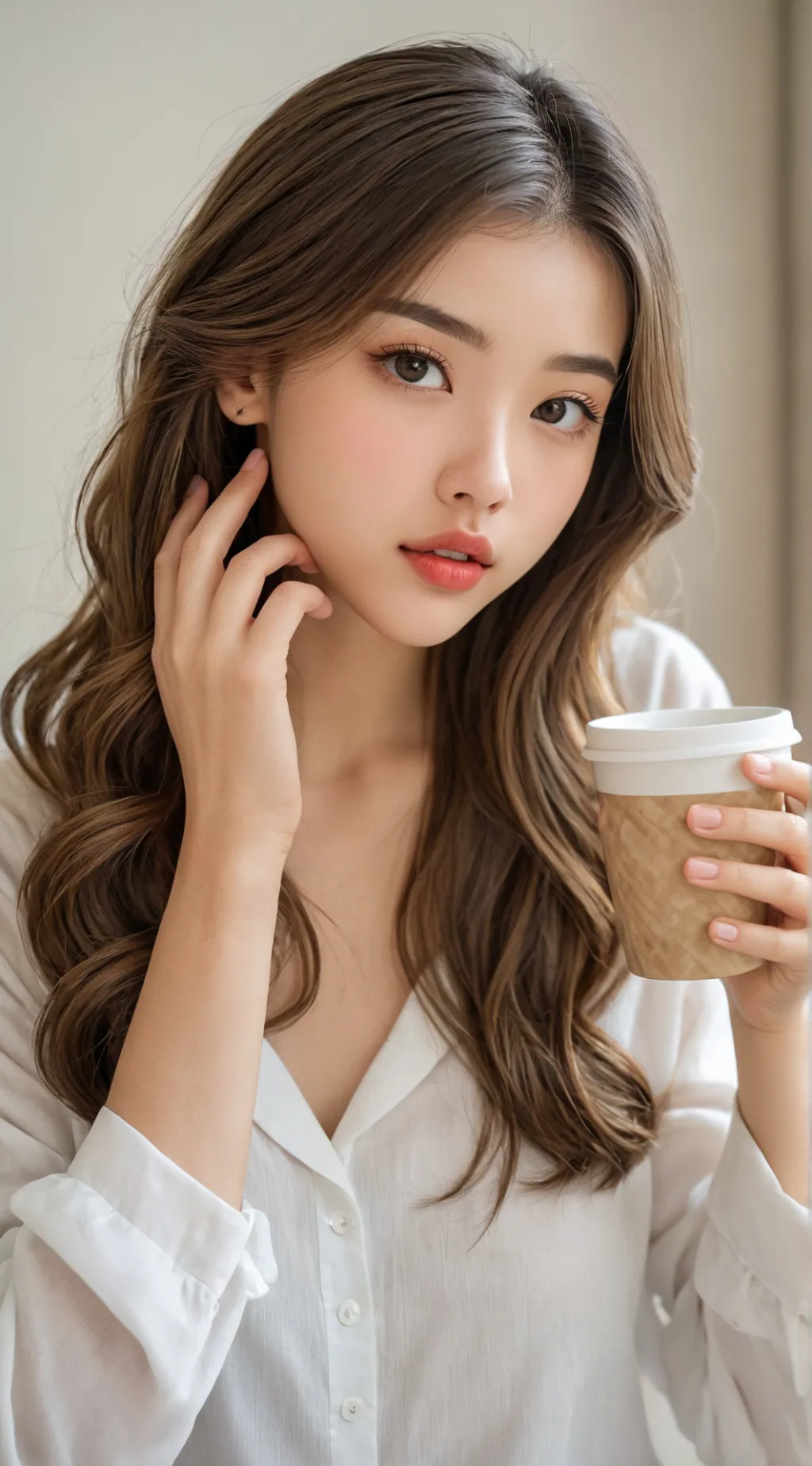 ai character: Mika  background