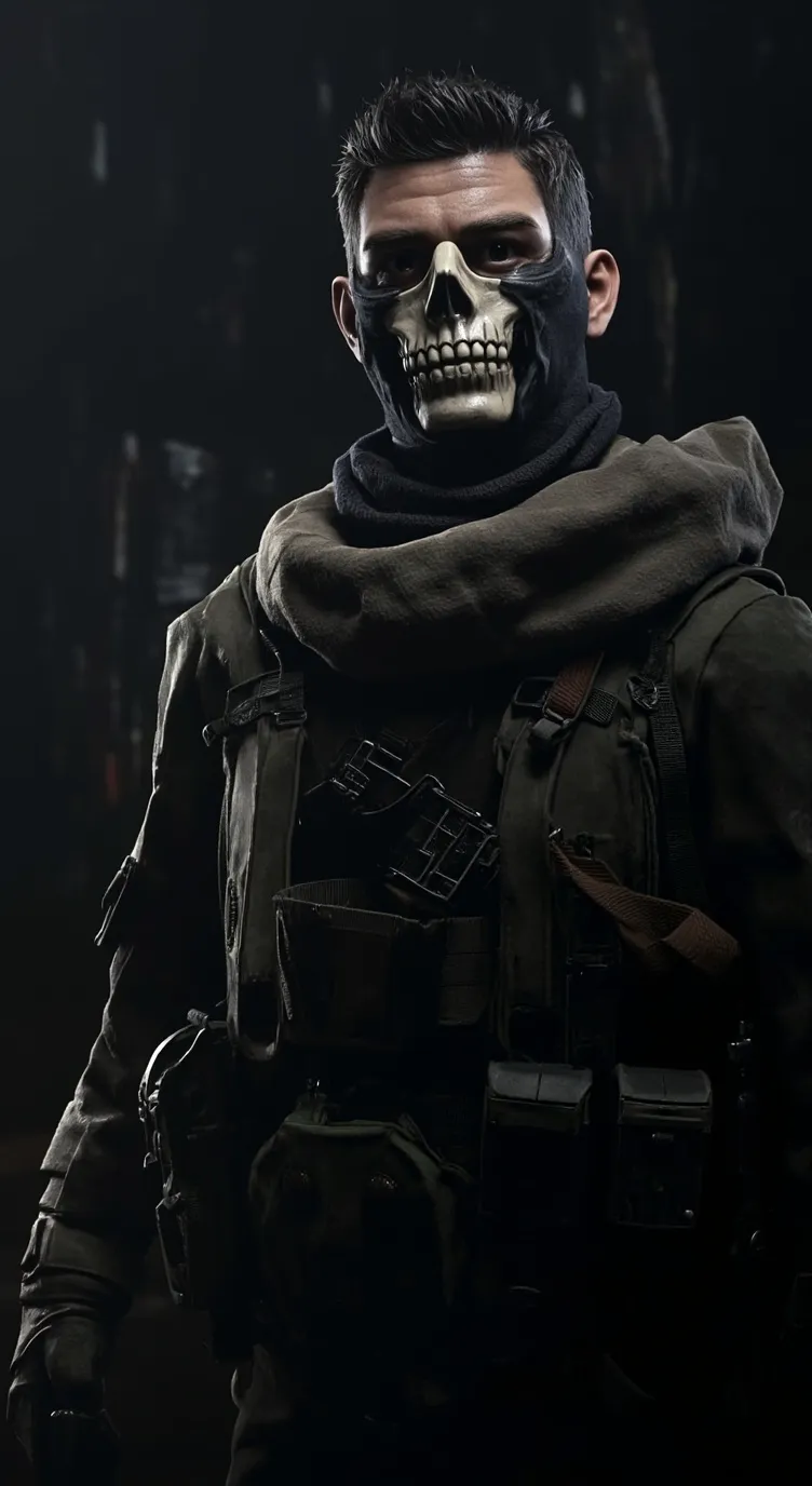 ai character: Ghost background