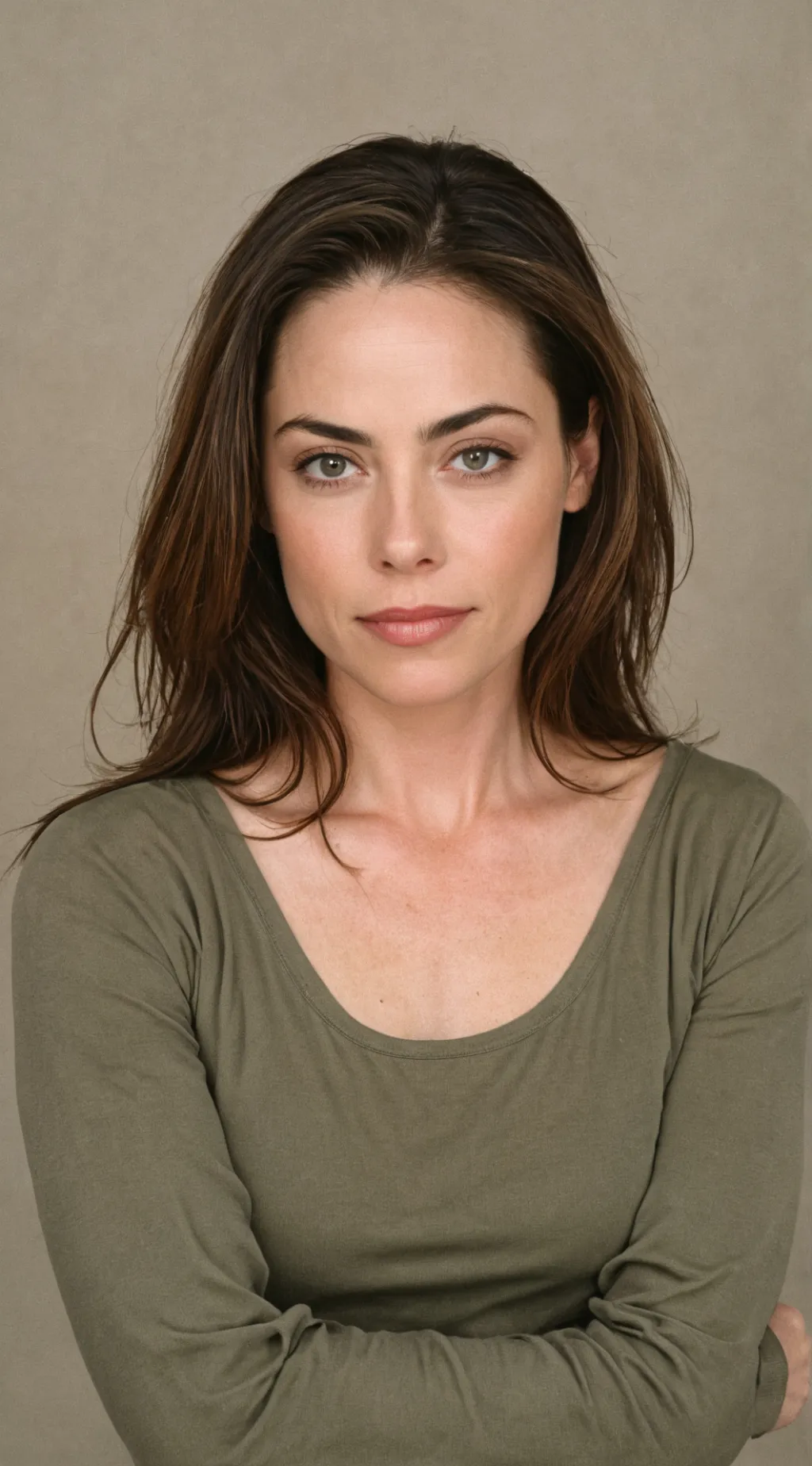 ai character: Yancy Butler  background