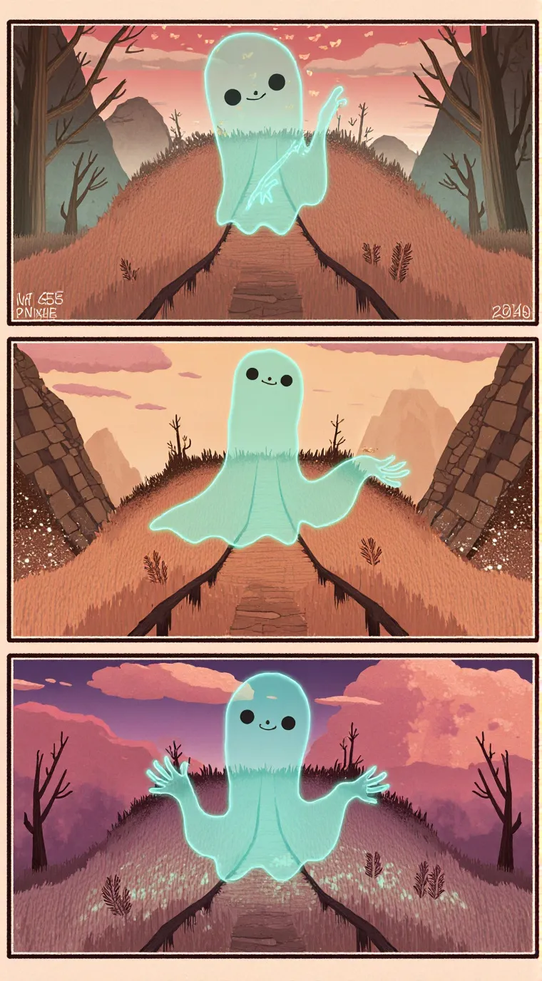 ai character: The ghost background