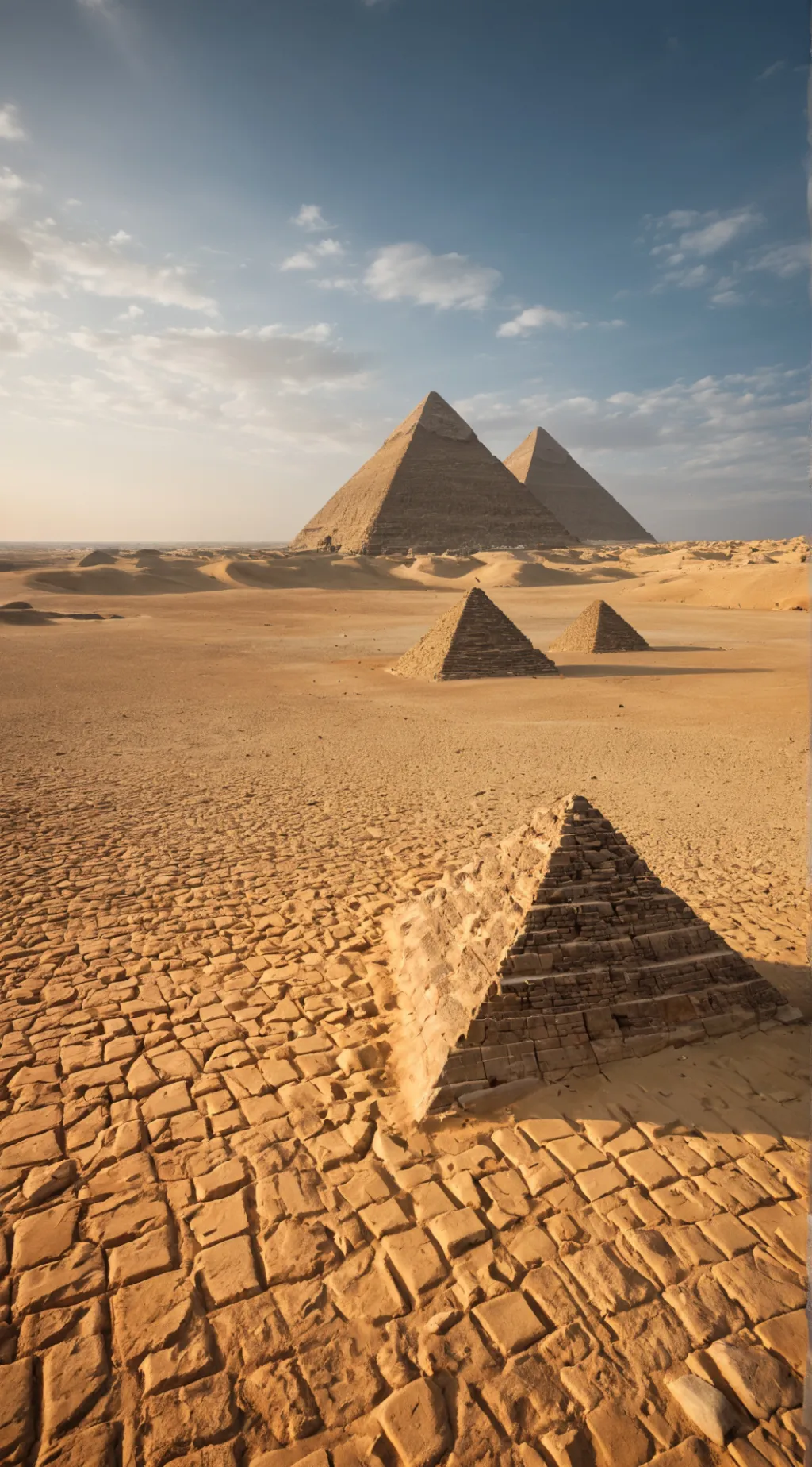 ai character: Great Pyramid Giza background