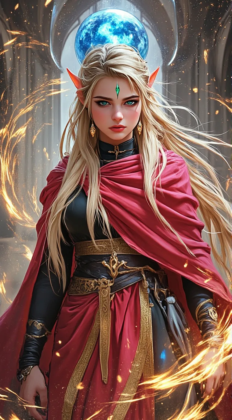 ai character: Powder background