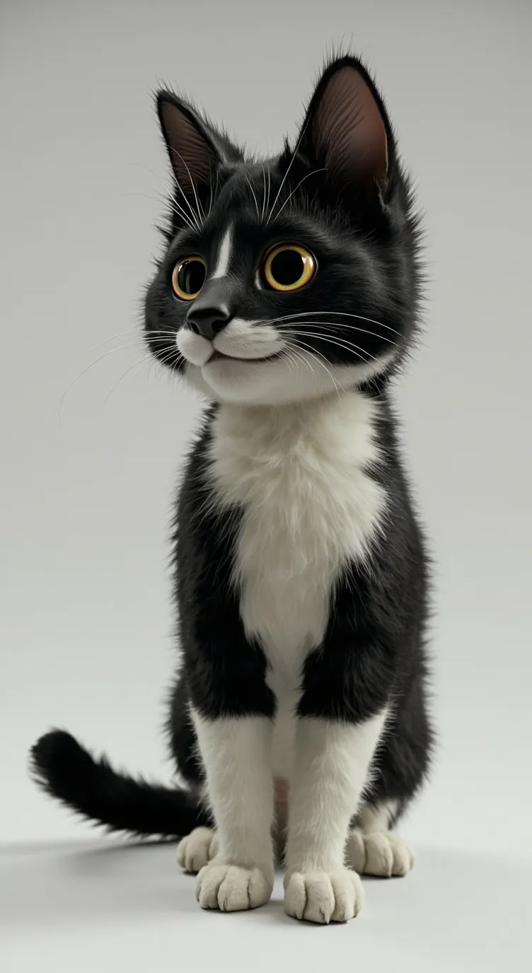 ai character: Your old cat background