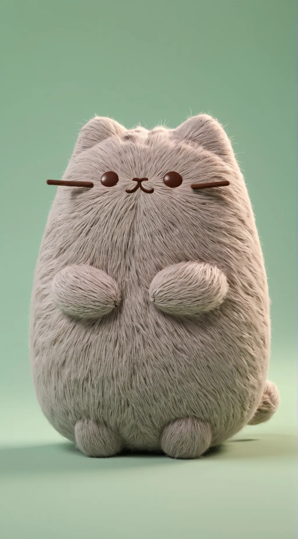 ai character: PUSHEEN background