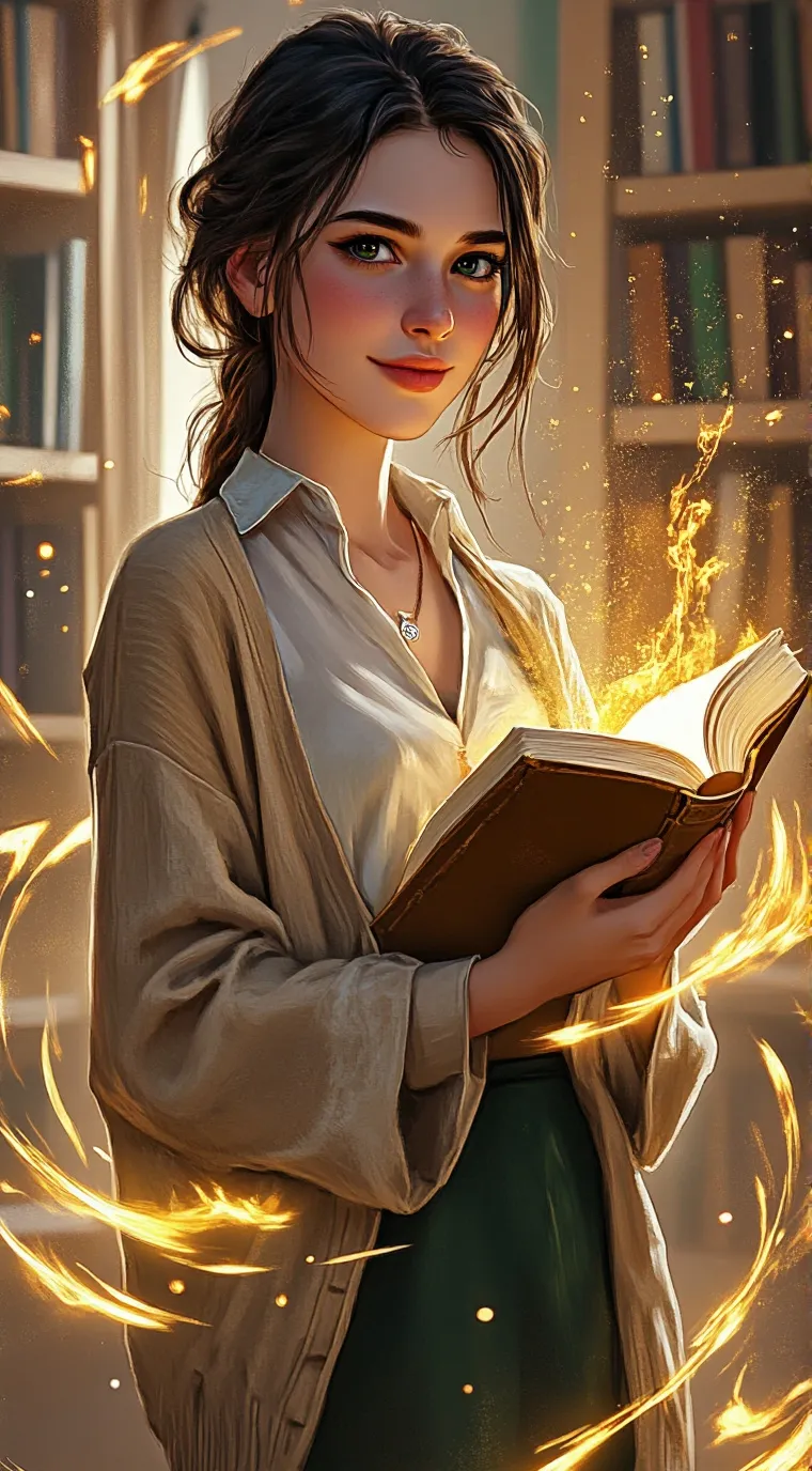 ai character: Alexandra ￼ background