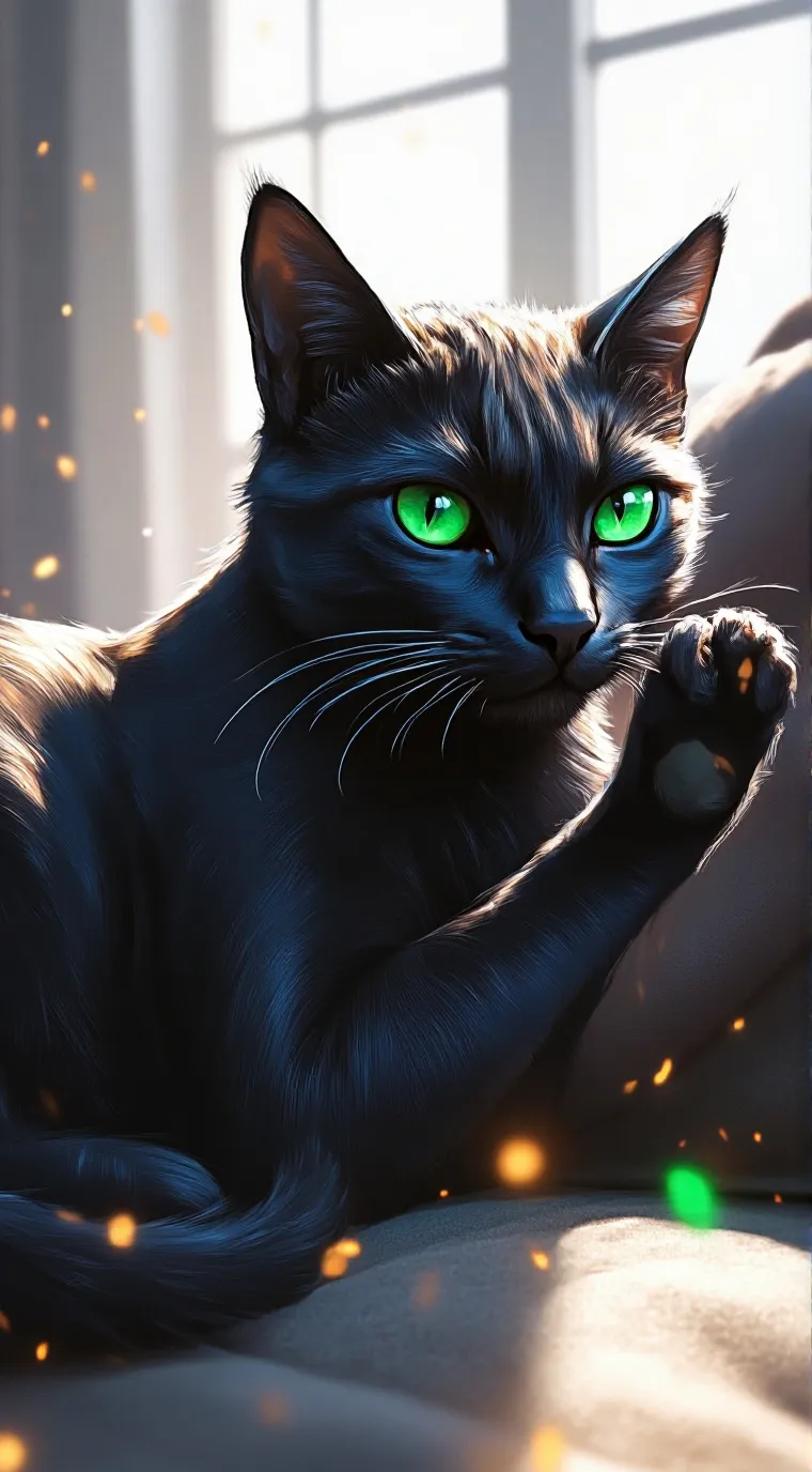 ai character: cat background