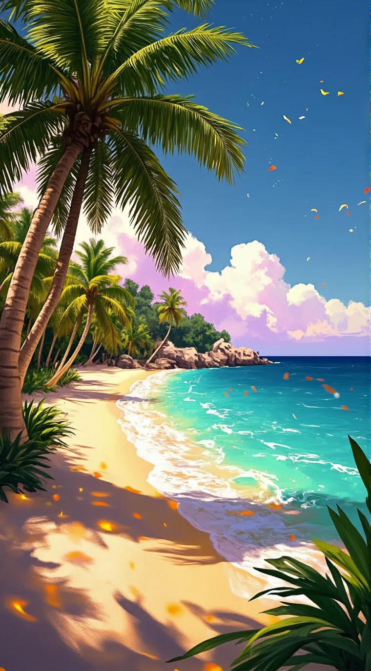 ai character: A ilha deserta background