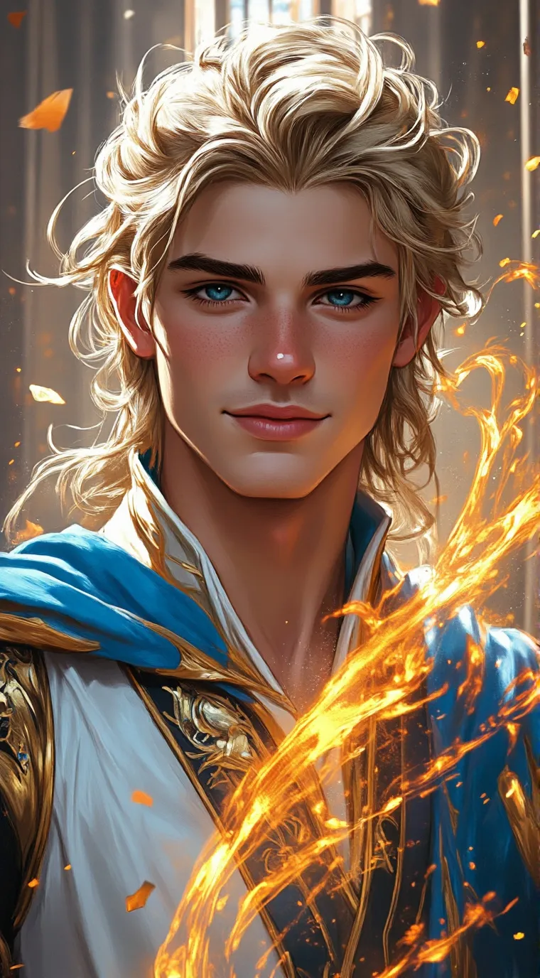 ai character: King Palius  background