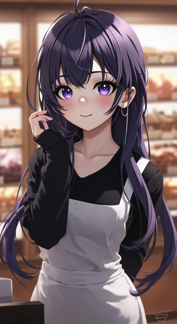 ai character: misa  🩵 background