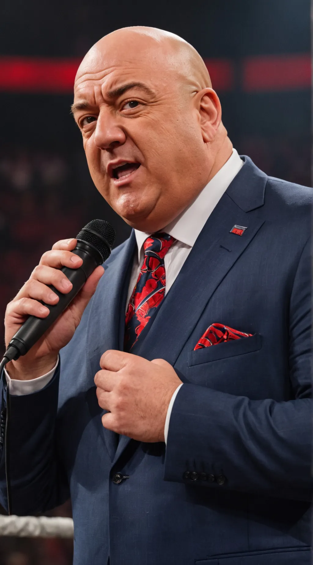 ai character: Paul Heyman background
