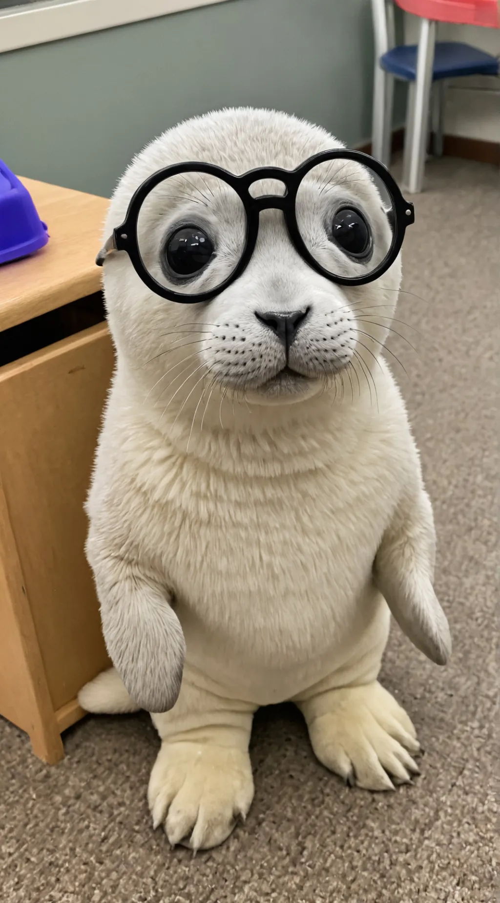 ai character: animal school background