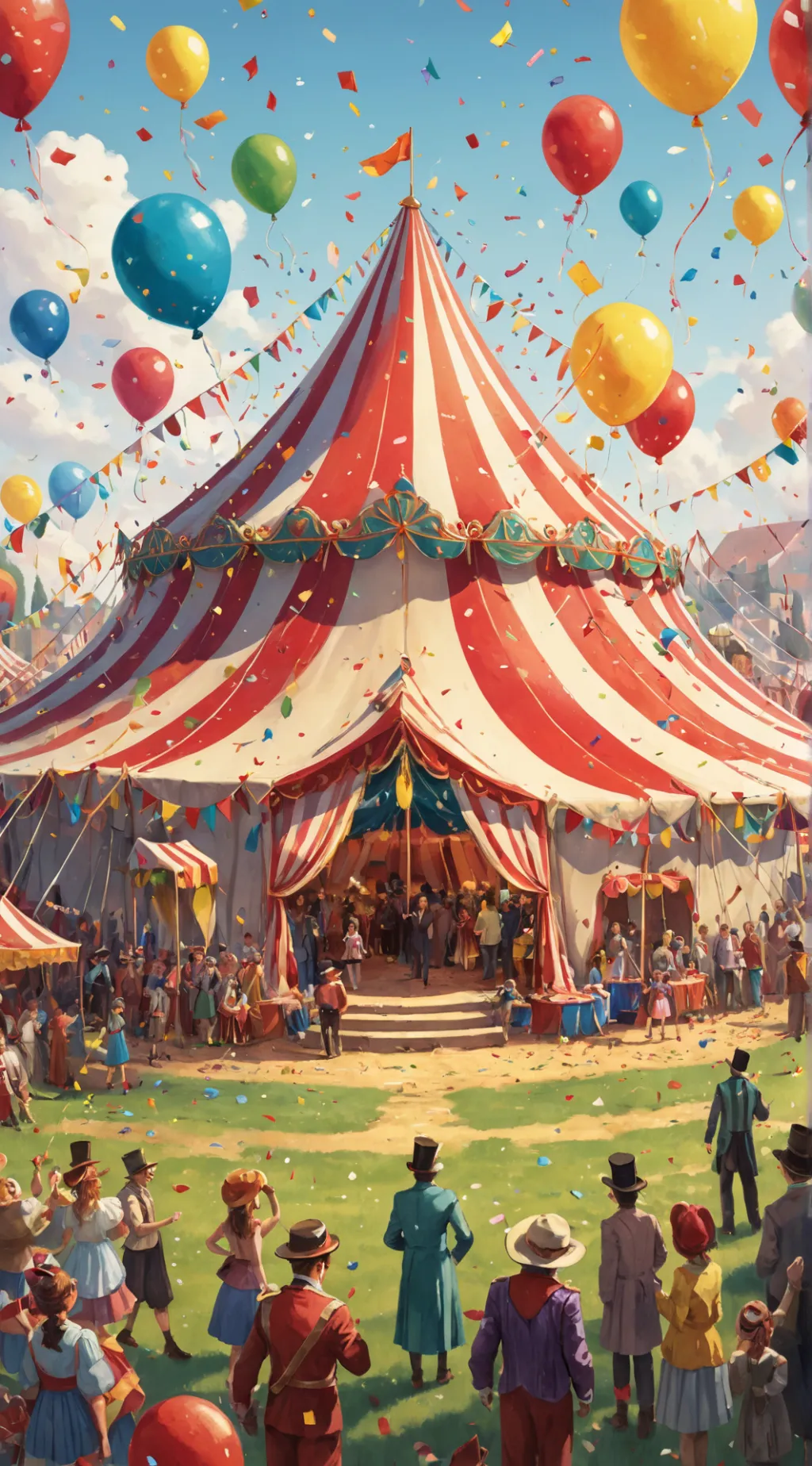 ai character: Circus Wonders background