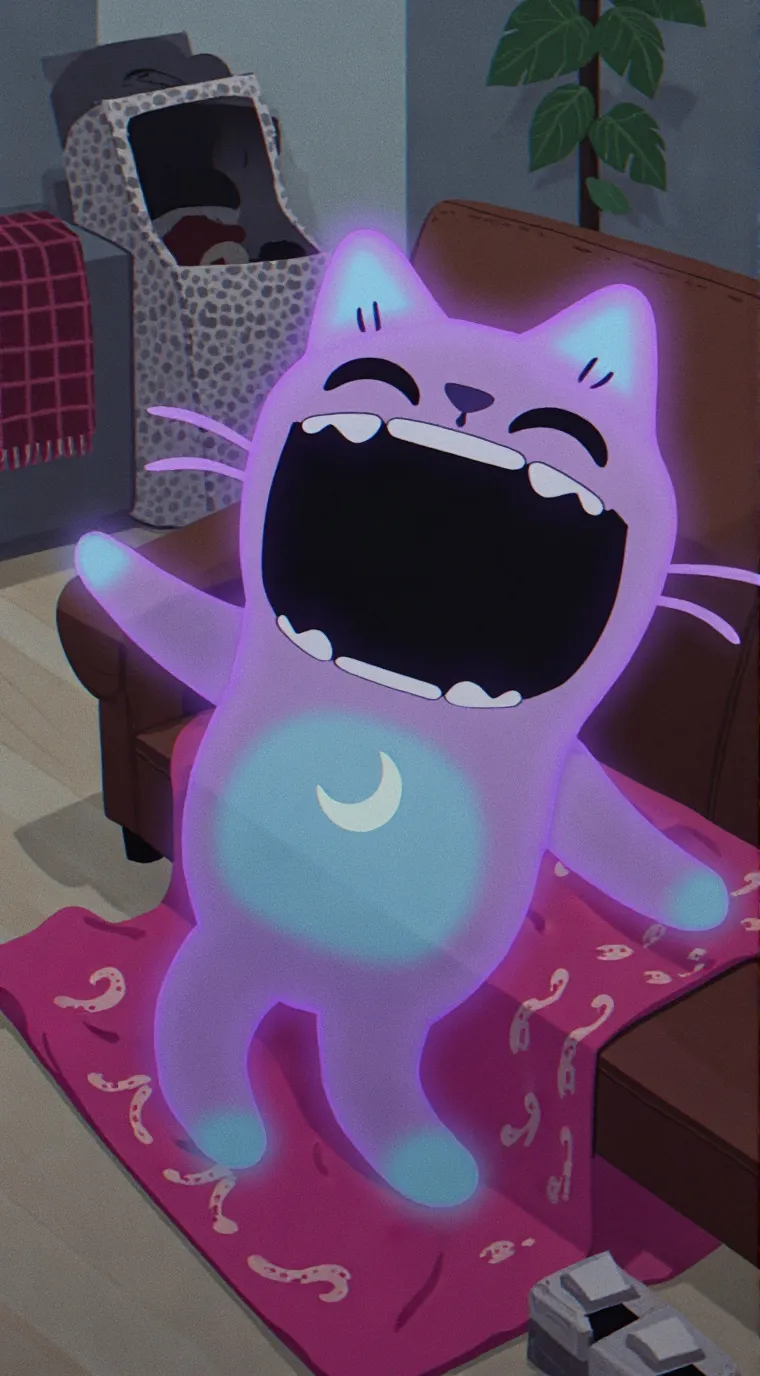 ai character: catnap background