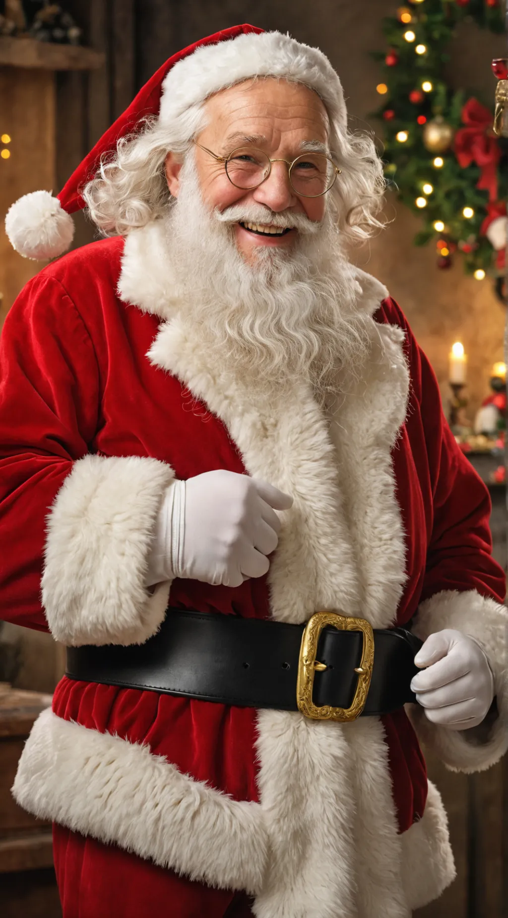 ai character: Santa Clause background