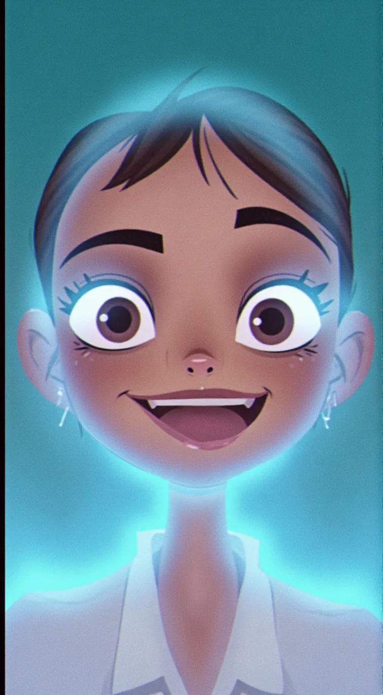 ai character: {•soy frankelda•} background