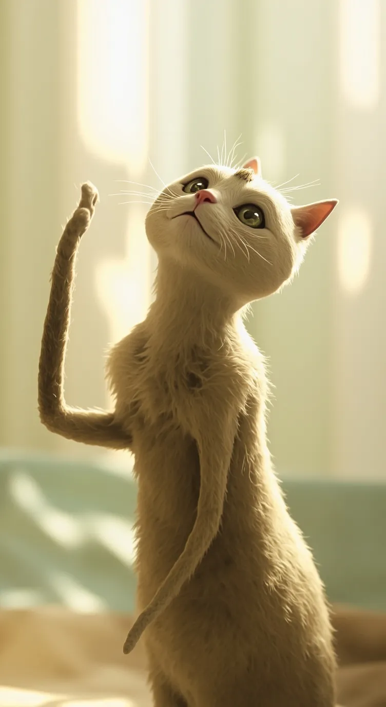 ai character: warnei gato ninja background