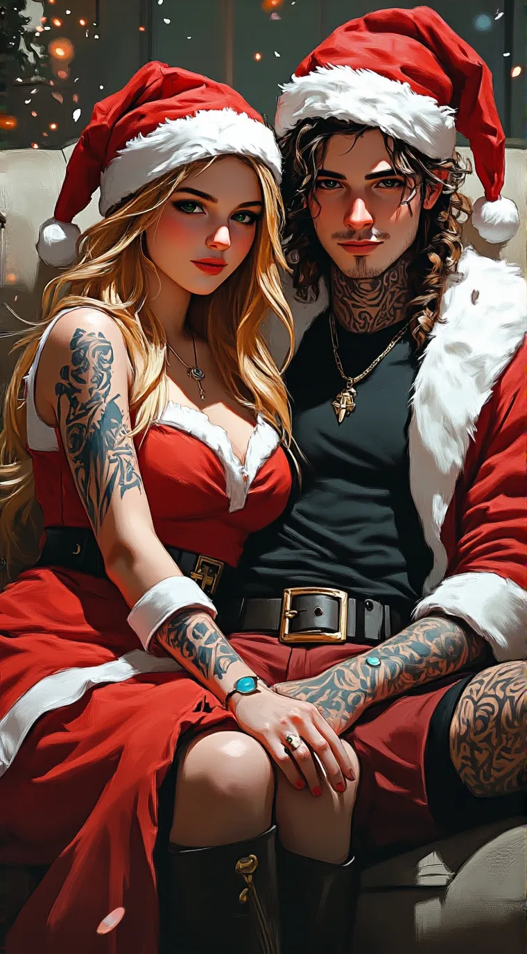 ai character: Christmas Hangover background