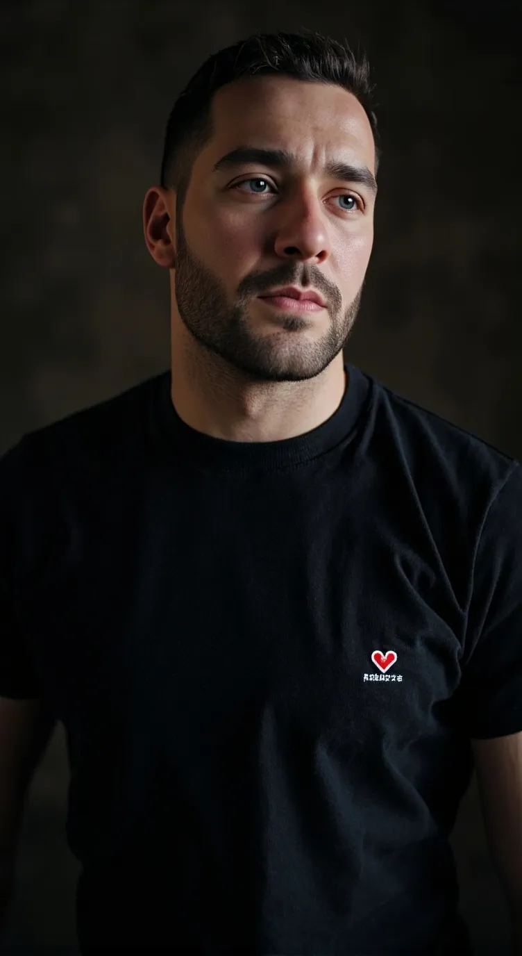 ai character: Alexander büttner  background