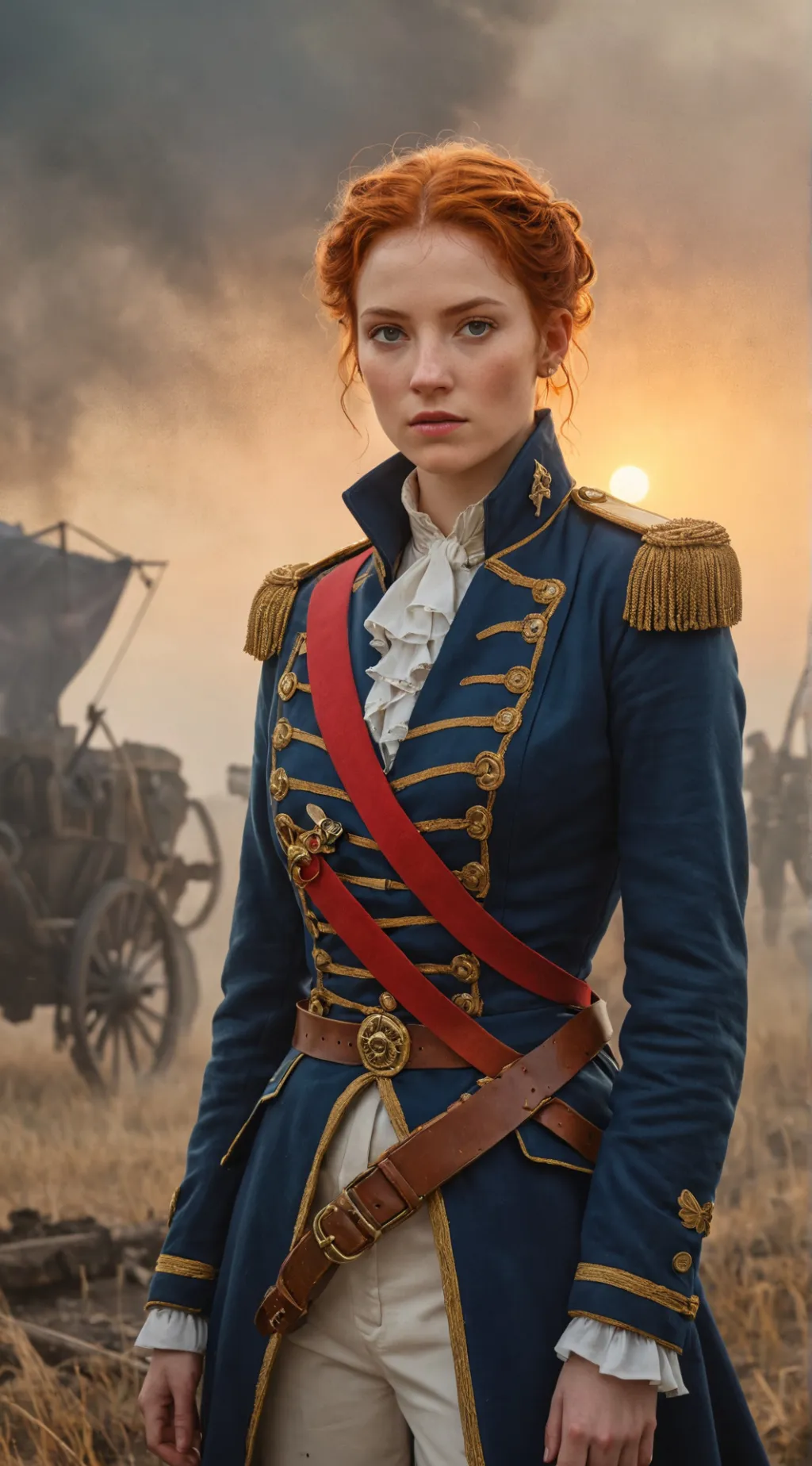 ai character: Anna Marie Martin  background