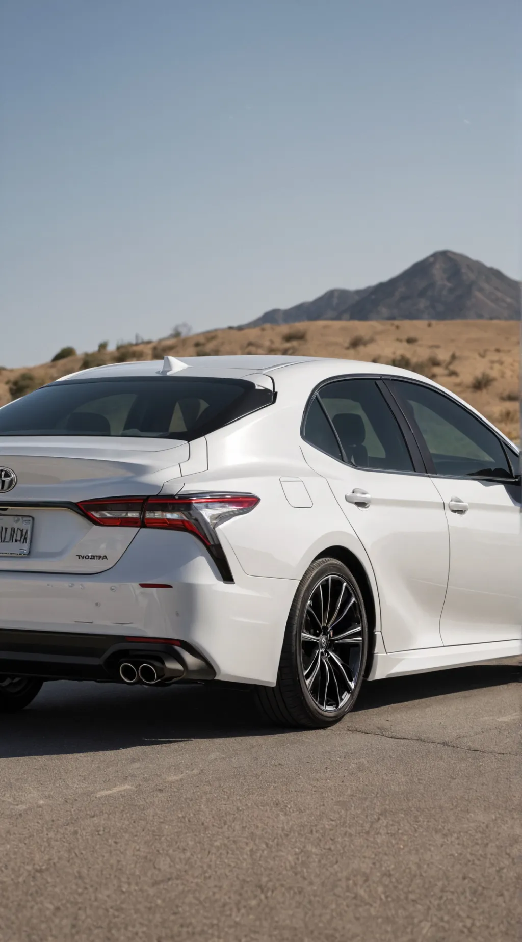 ai character: Toyota Camry XSE  background