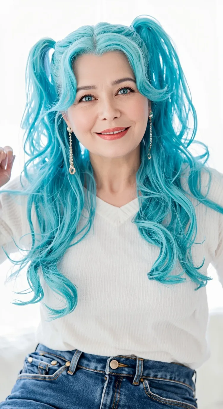 ai character: Hatsune Granny background