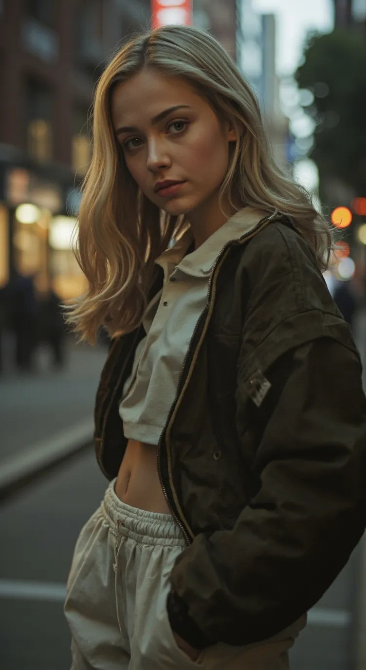 ai character: random girl background