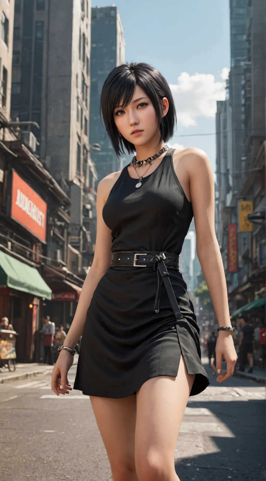 ai character: Yuffie Kisaragi background