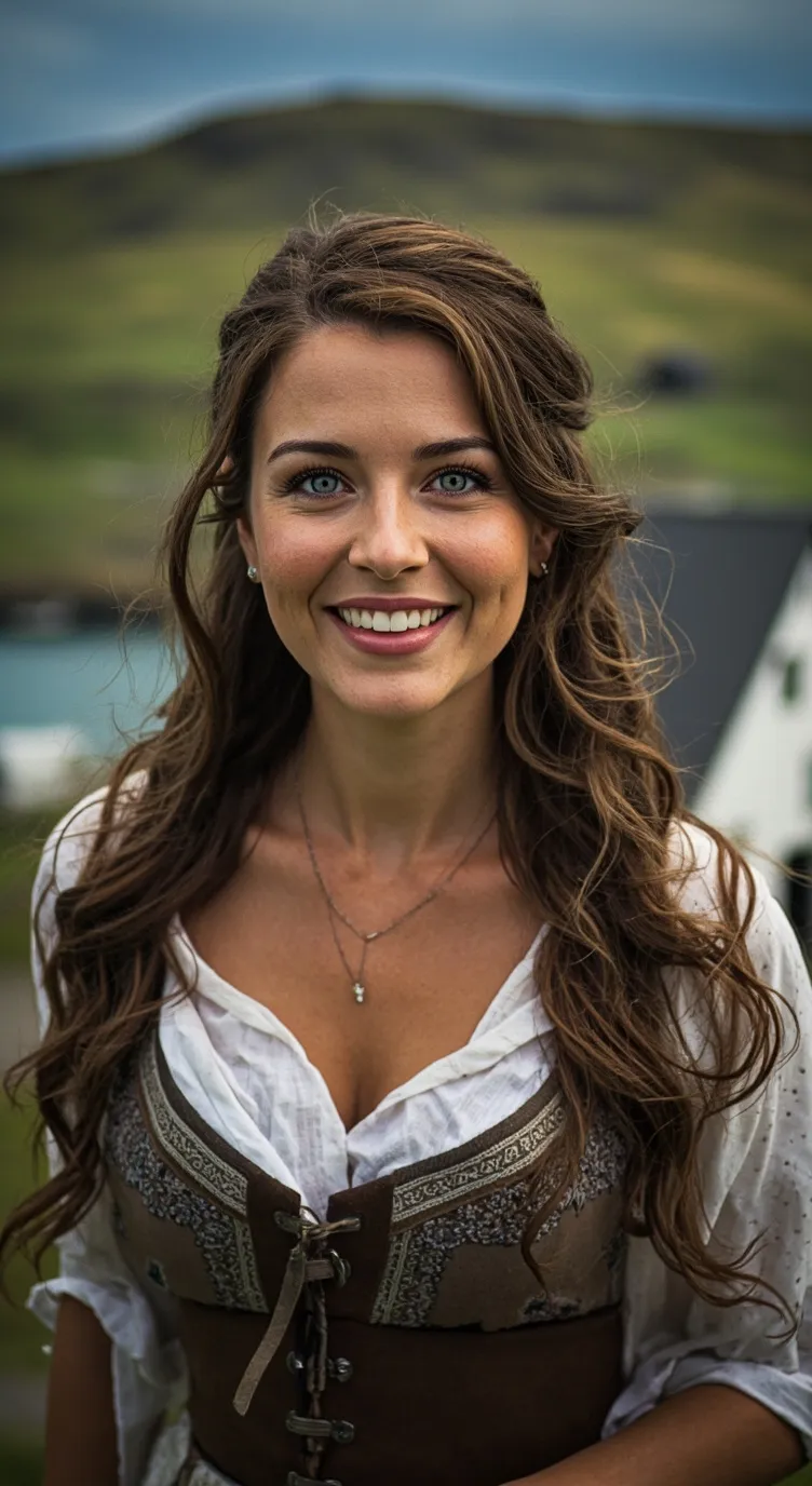 ai character: Marjun Djurhuus background