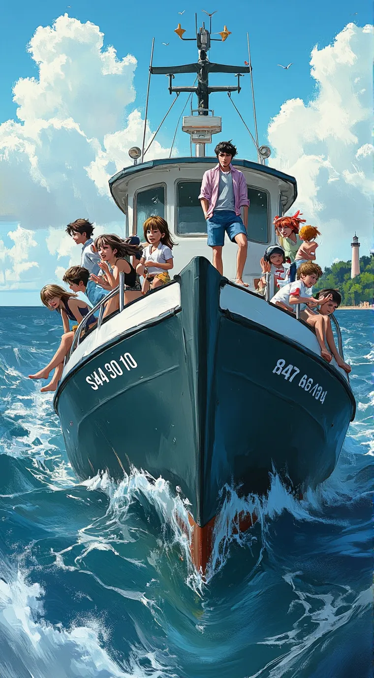 ai character: mha sailing background