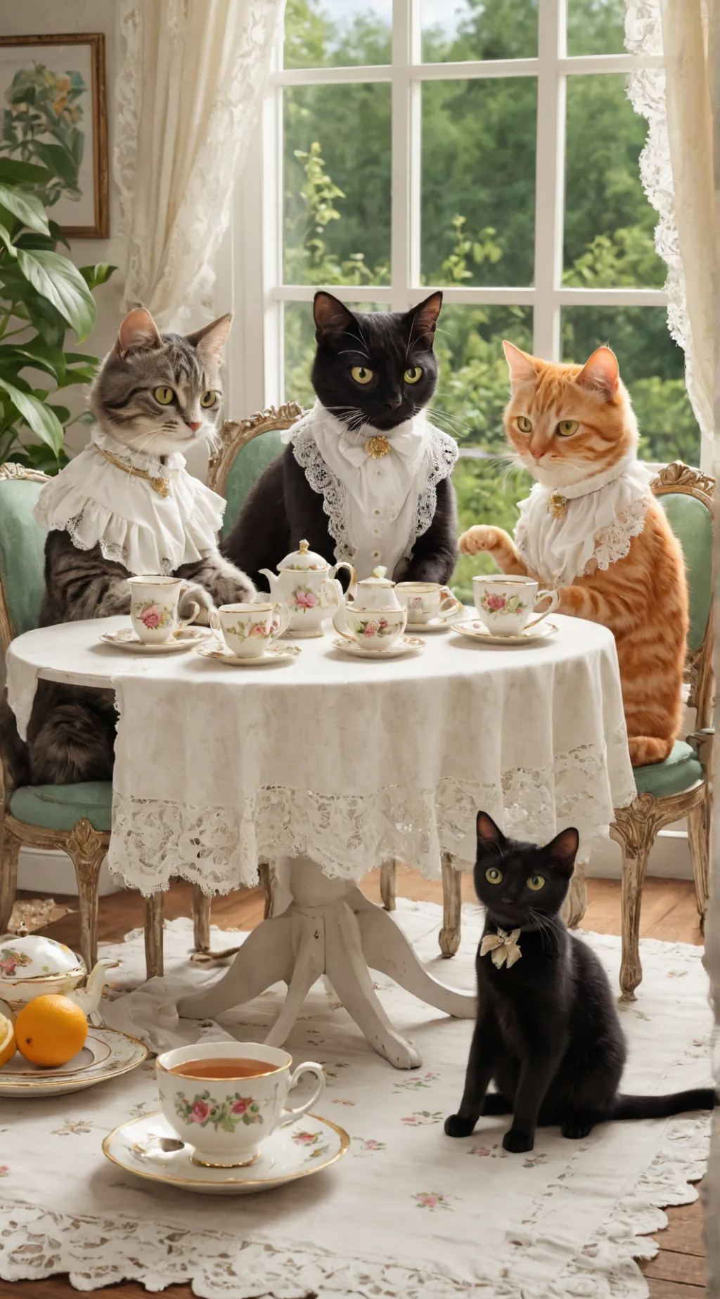 ai character: Alfred, Mel & Bub background