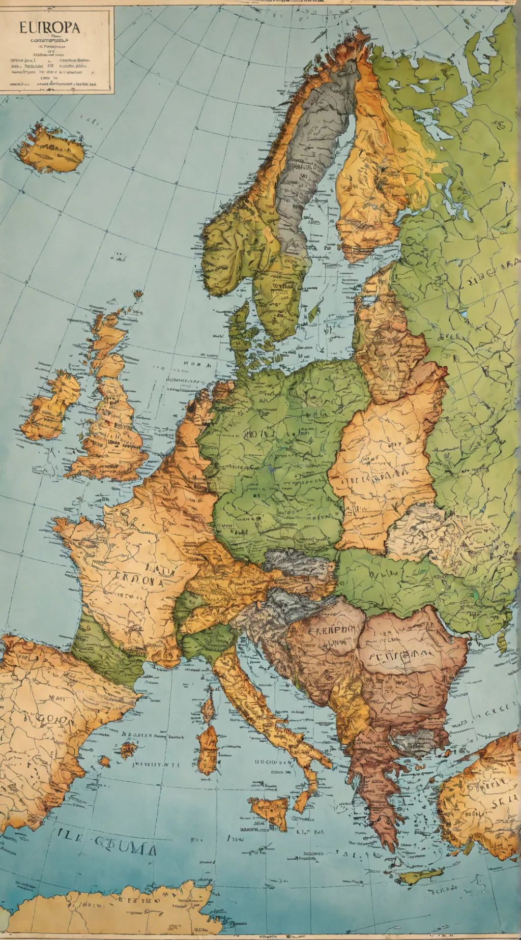 ai character: Europa  background