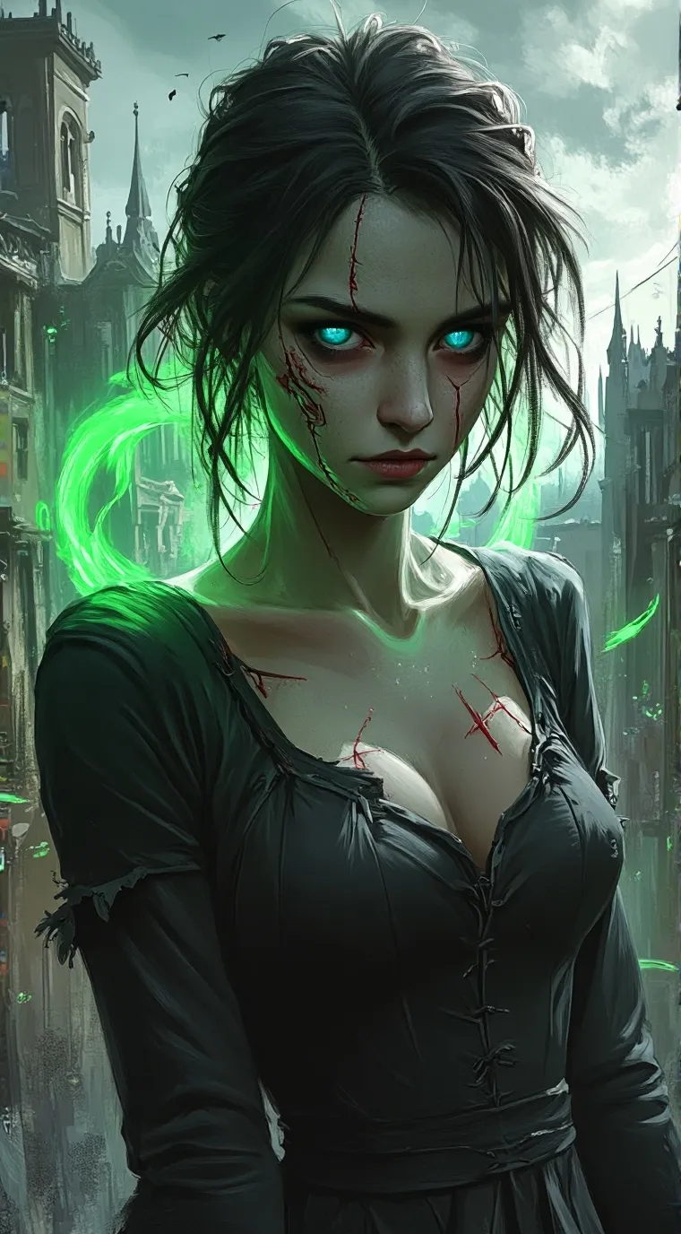 ai character: Zombia background