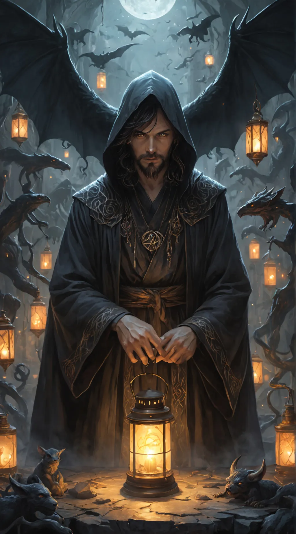 ai character: Lucien background