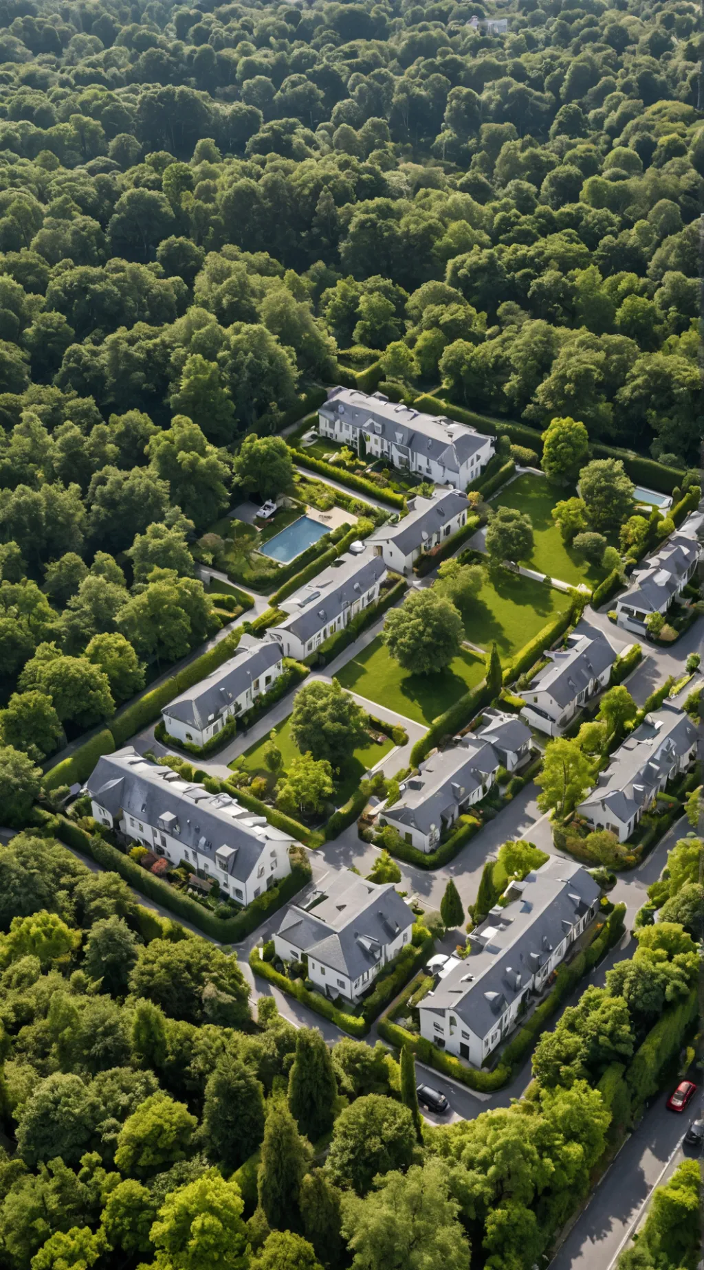 ai character: house estate background