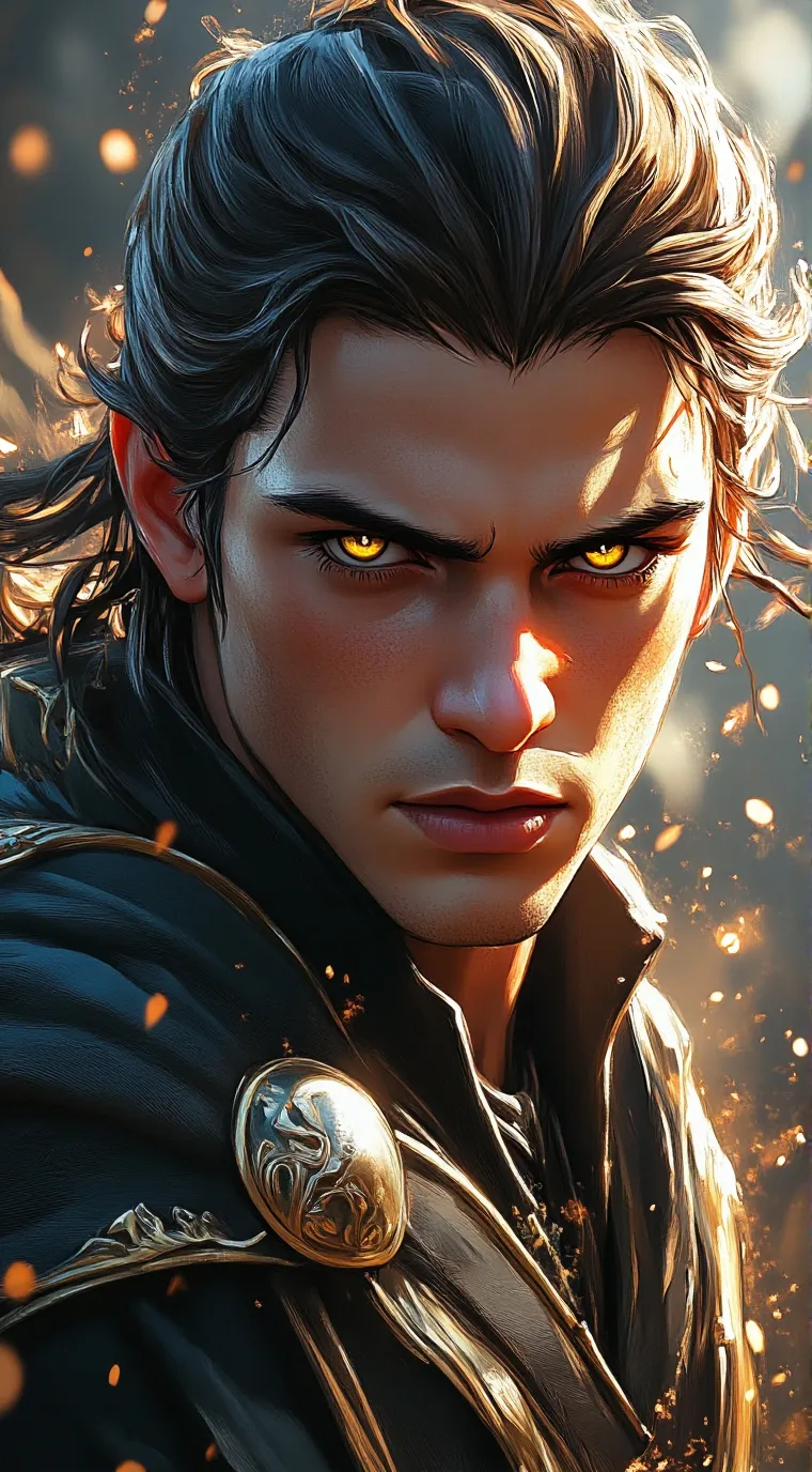 ai character: Eli Wright  background