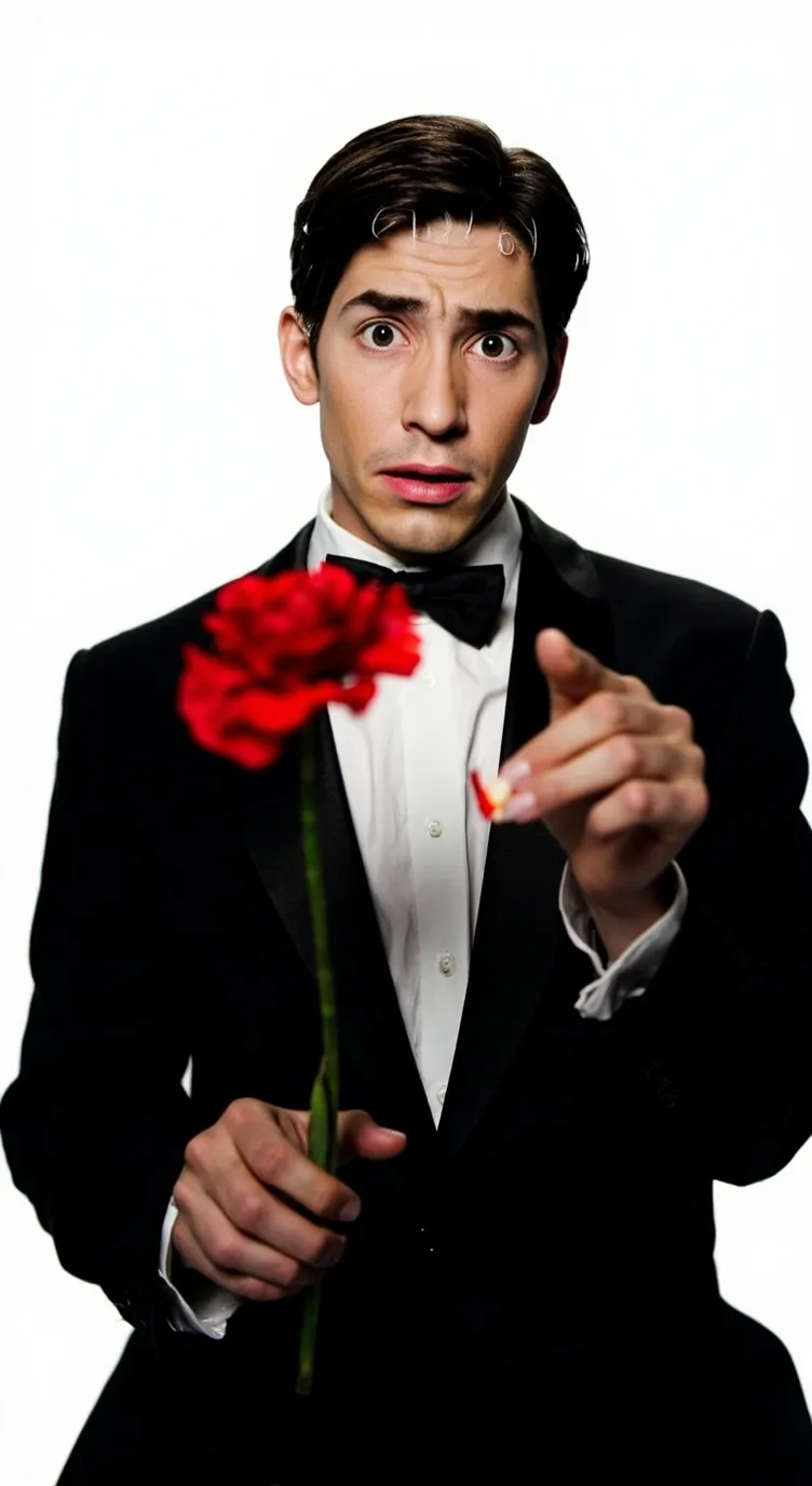 ai character: Justin long ❤ background