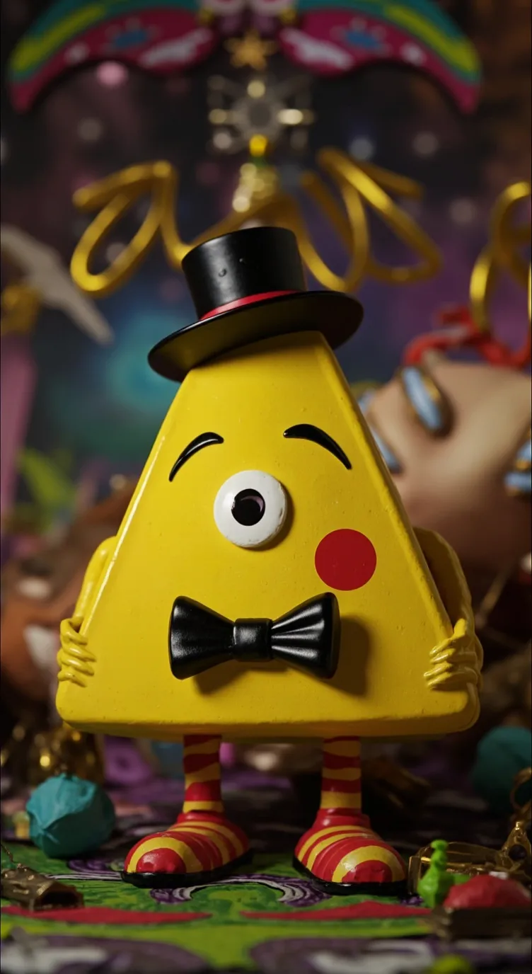 ai character: Bill cipher  background