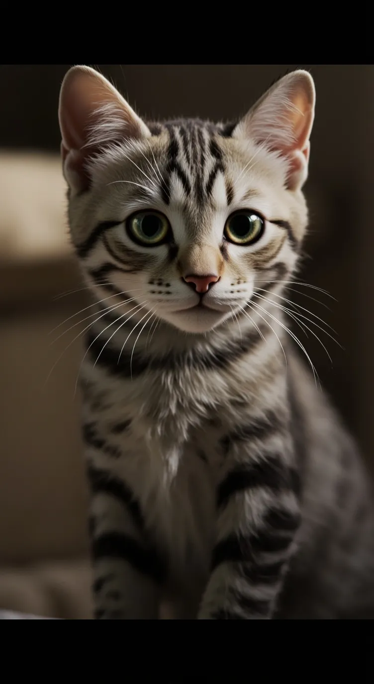 ai character: A Kitten background