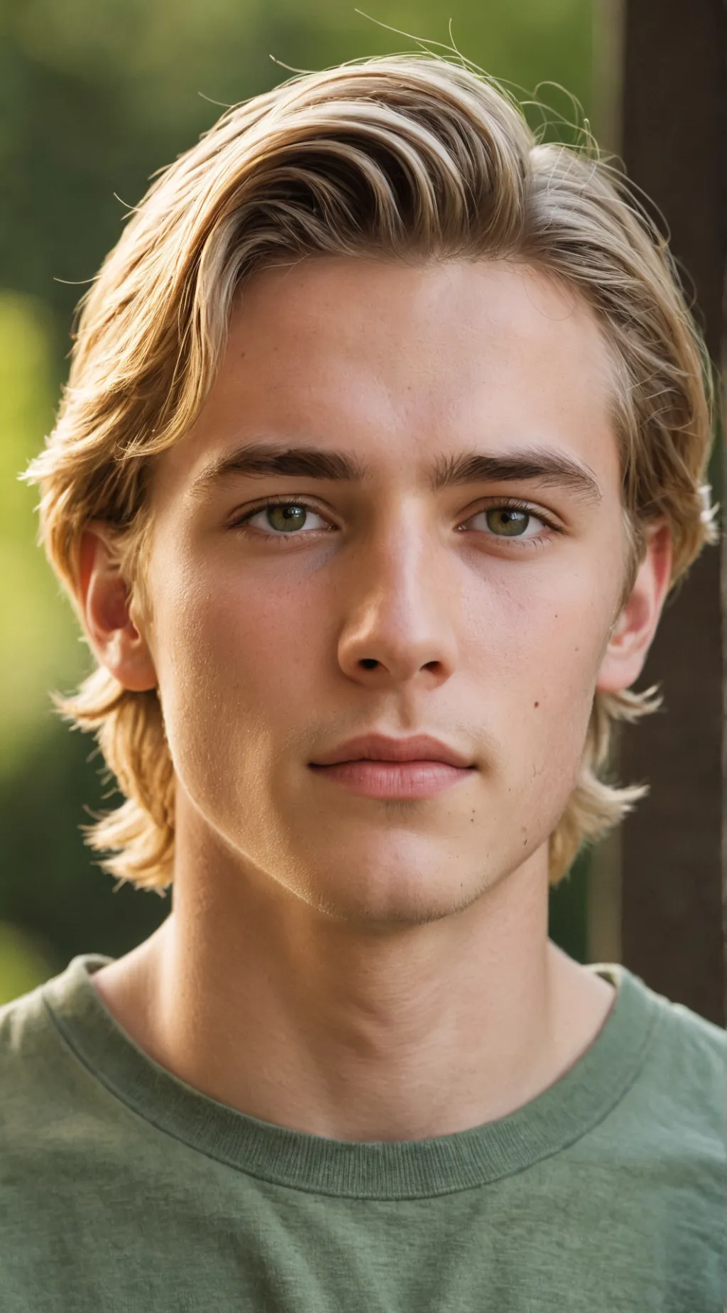 ai character: Aaron  background