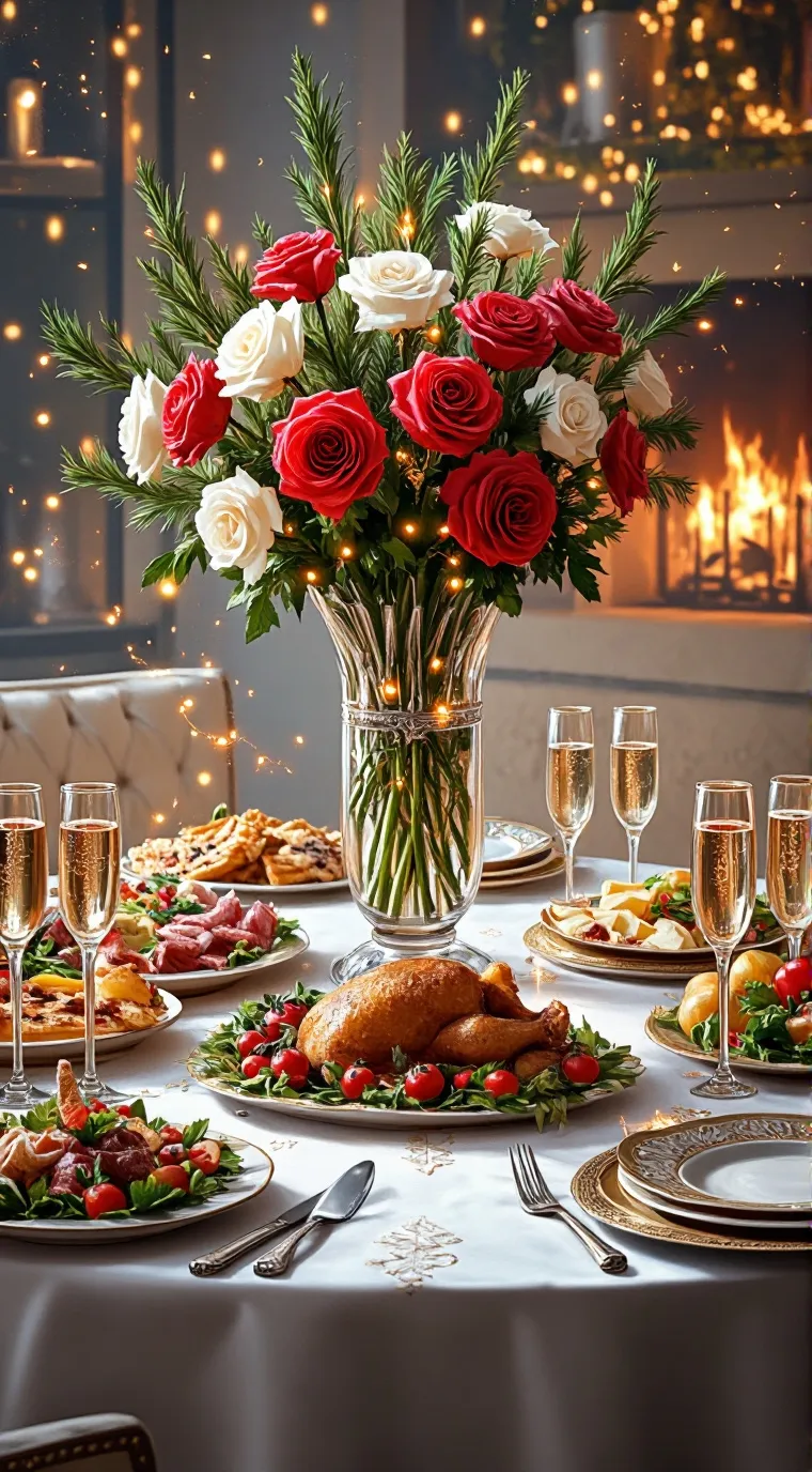 ai character: НОВЫЙ ГОД background