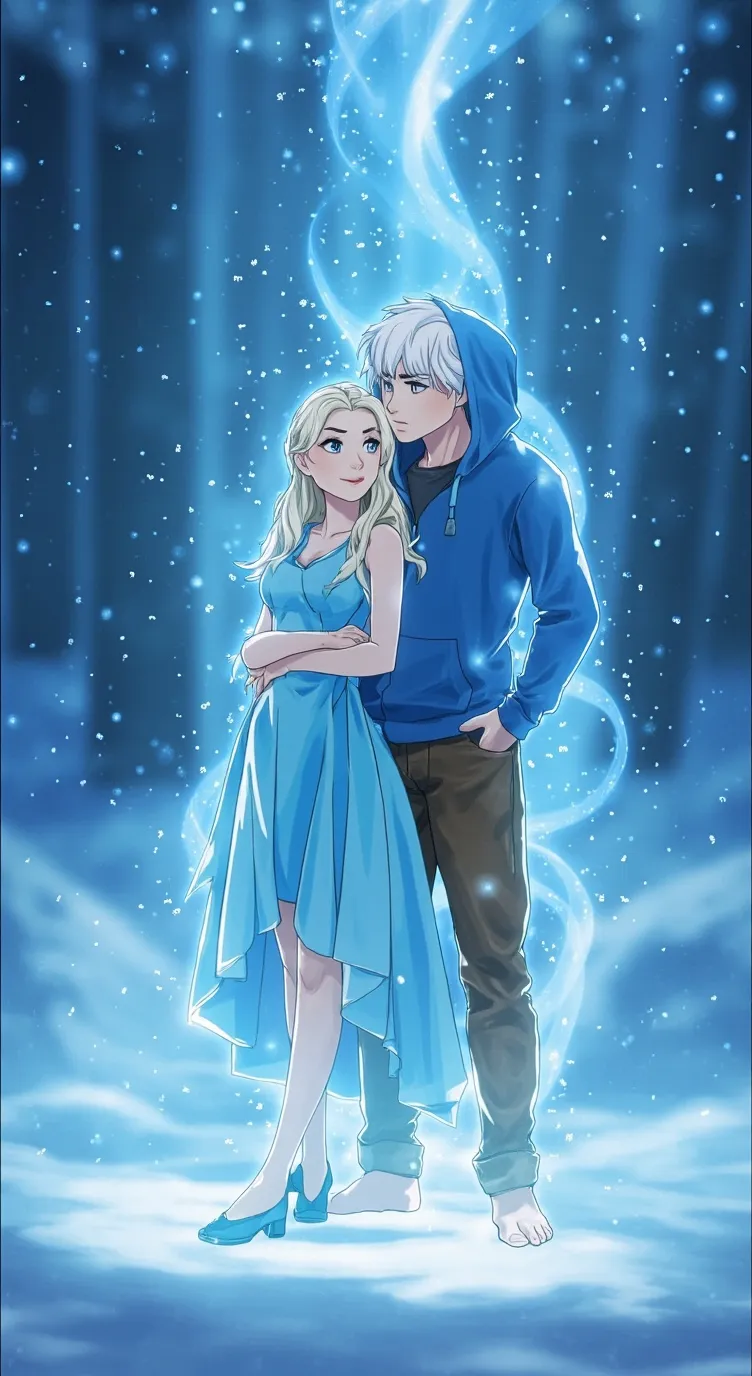 ai character: Let It Go - Jelsa background