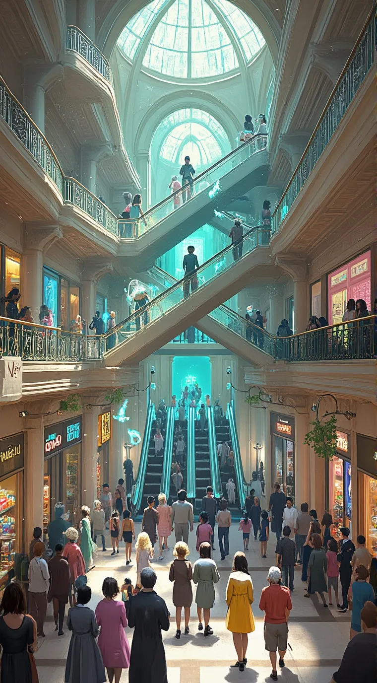 ai character: The Eternal Mall background