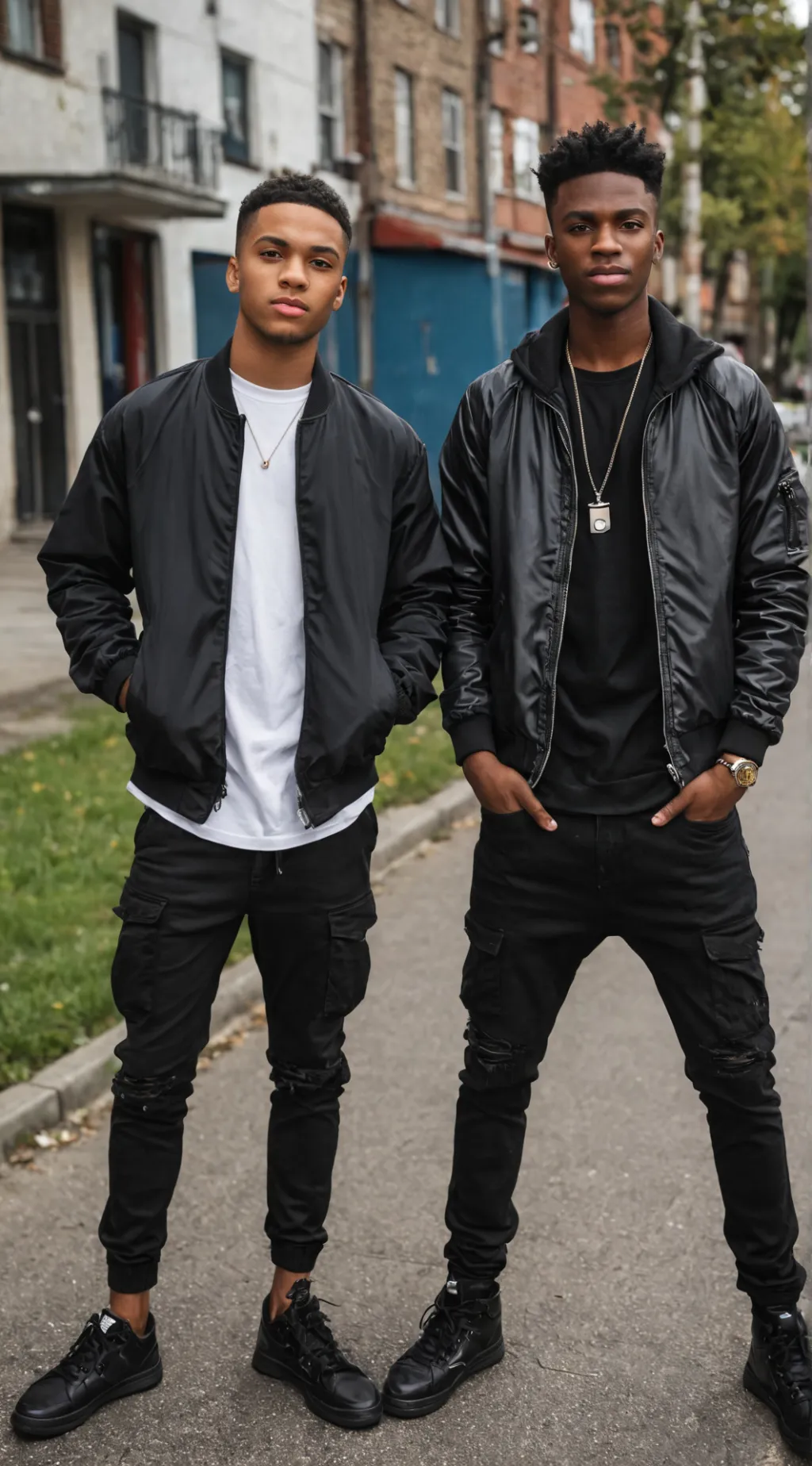 ai character: Milo and Jay background