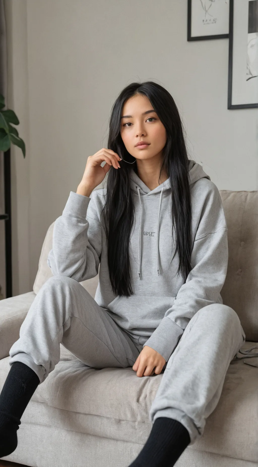 ai character: Ava harps  background