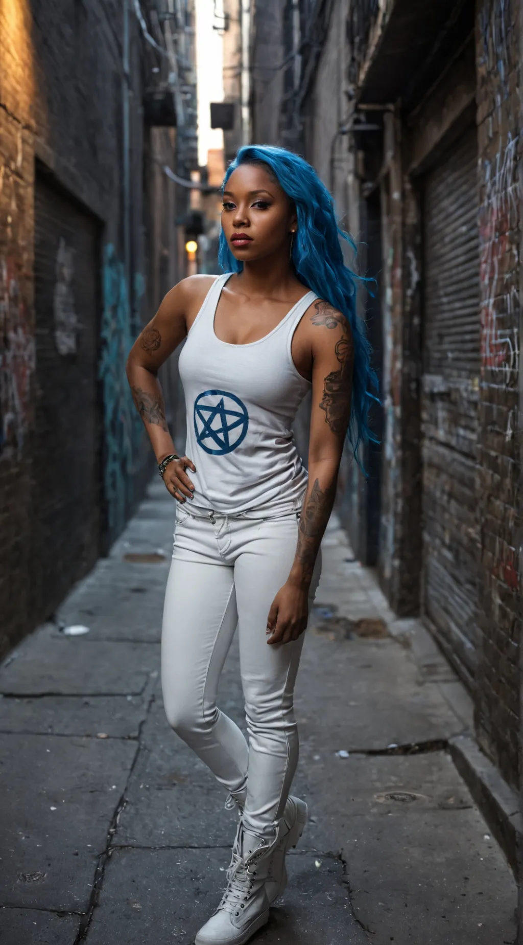 ai character: Nicole  background