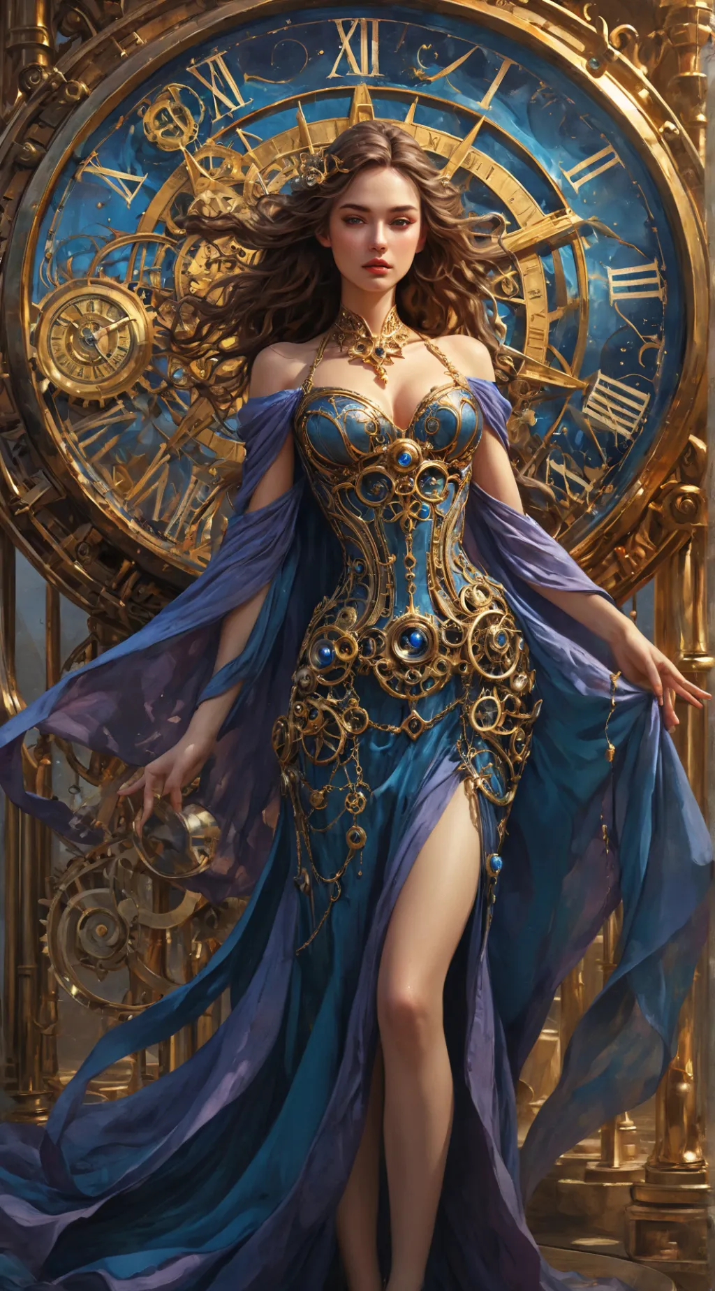 ai character: Mother Time background