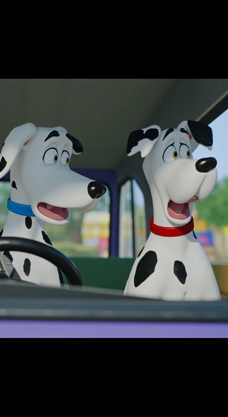 ai character: 101 Dalmatians  background