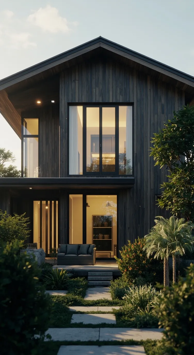 ai character: Mha house background