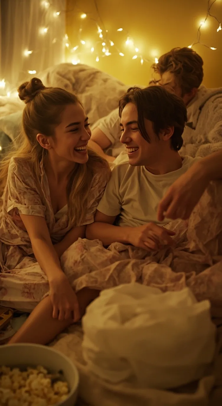 ai character: sleep over  background