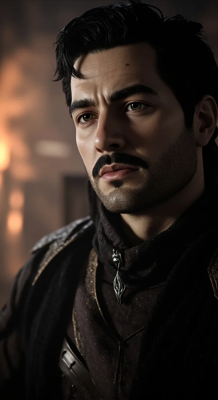 ai character: Dorian Ashveil background